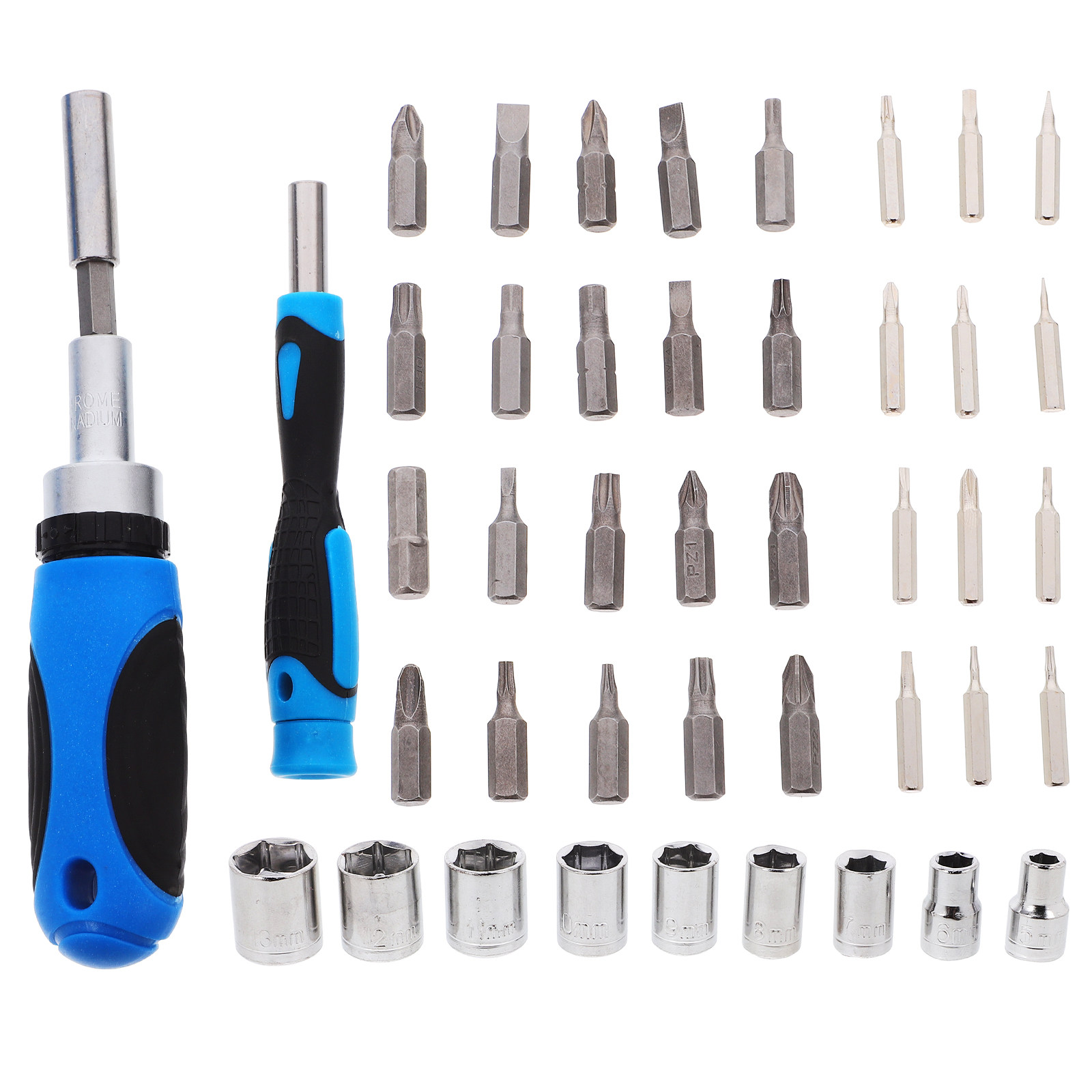 Electronics Repair Garage - 44Pcs Ratcheting Screwdriver Bit Socket Set