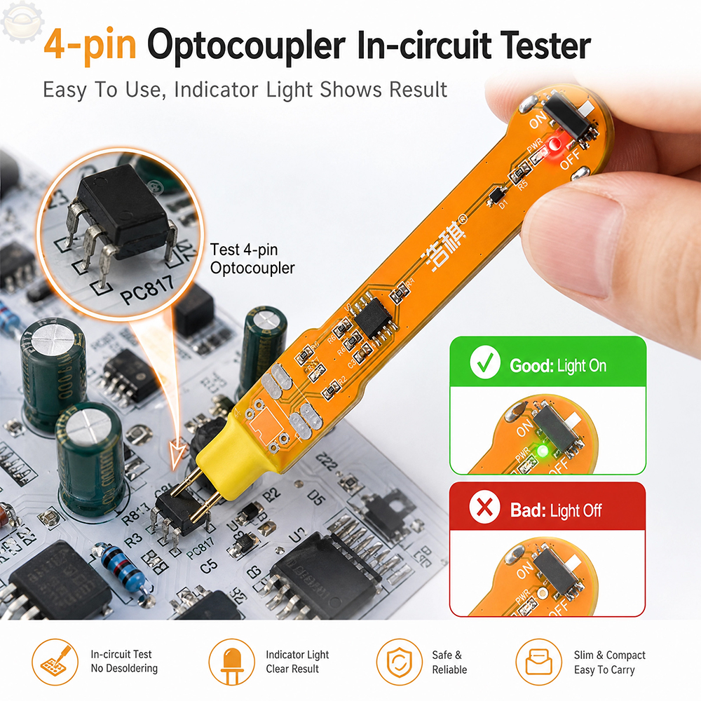 Optocoupler Tester Multifuncti - Electronics Repair Online review and price