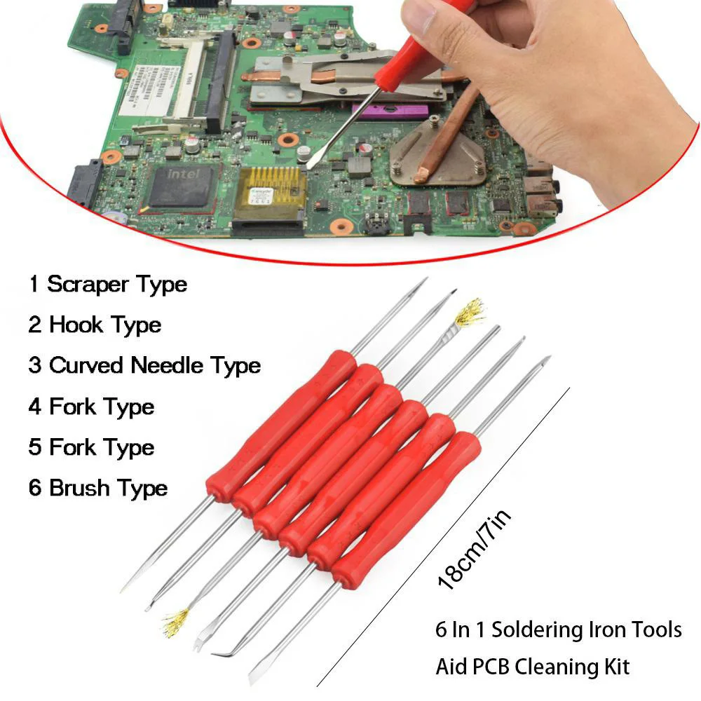 6 in 1 Desoldering Kit PCB Cle - Electronics Repair Tools And Equipment review and price