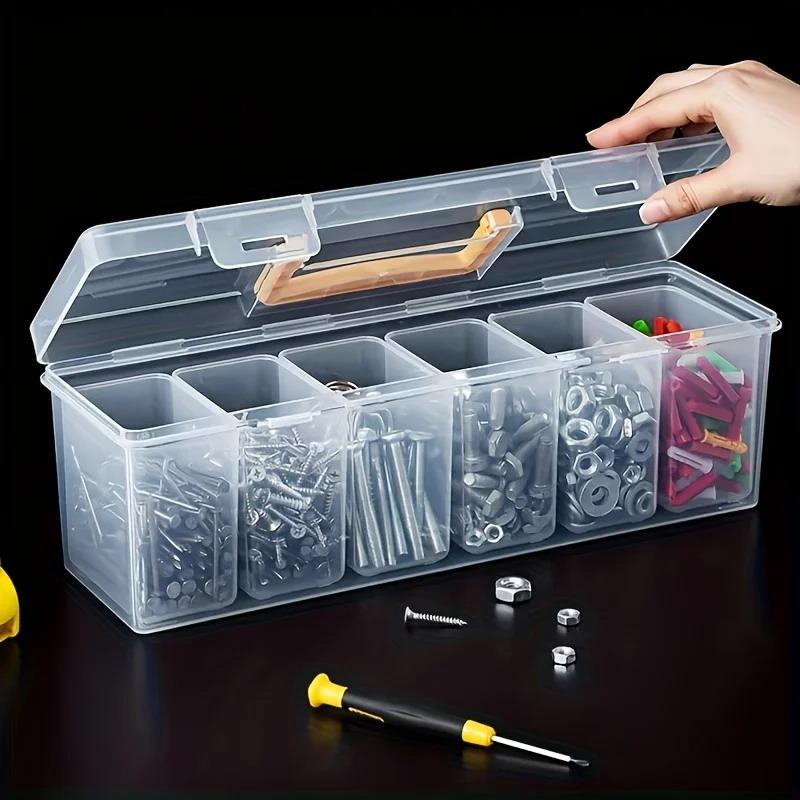 7 Piece Transparent Parts Stor - Electronics Repair Garage review and price